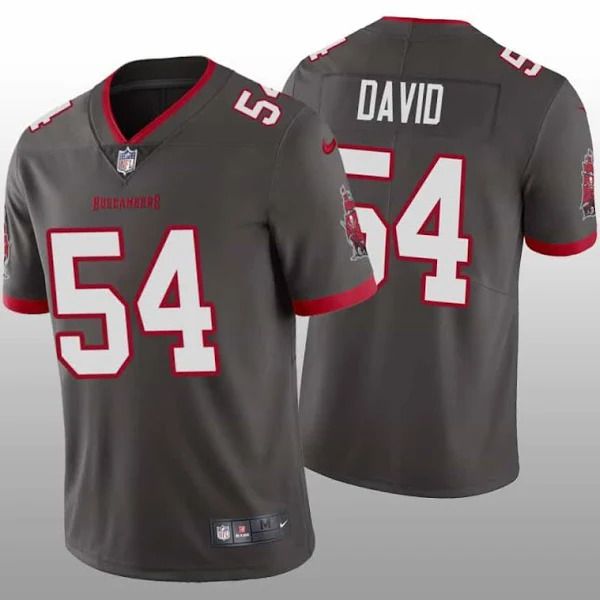 Men Tampa Bay Buccaneers 54 Lavonte David Nike Grey Vapor Limited NFL Jersey